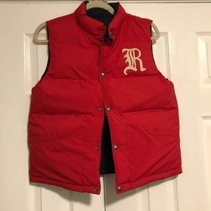 Polo Ralph Lauren reversable vest black/red size M 10/12 new without tag